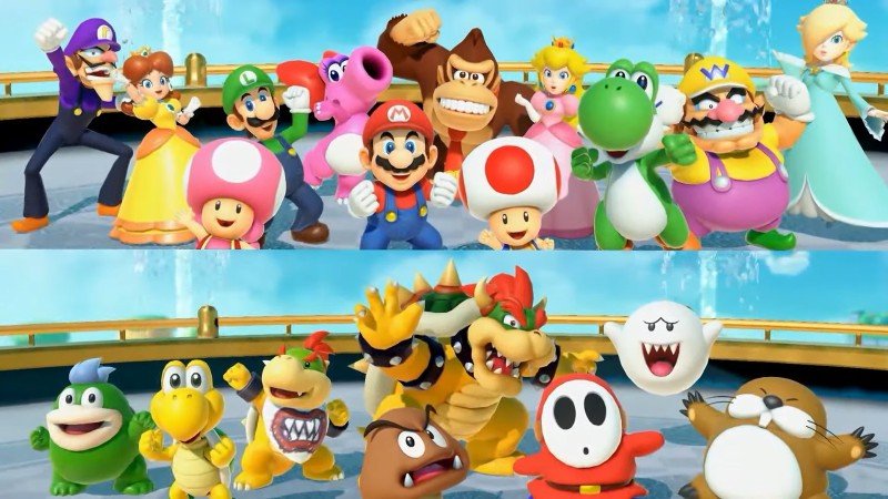 Texto: Anunciada a celebração do Super Mario Festa Jamboree.