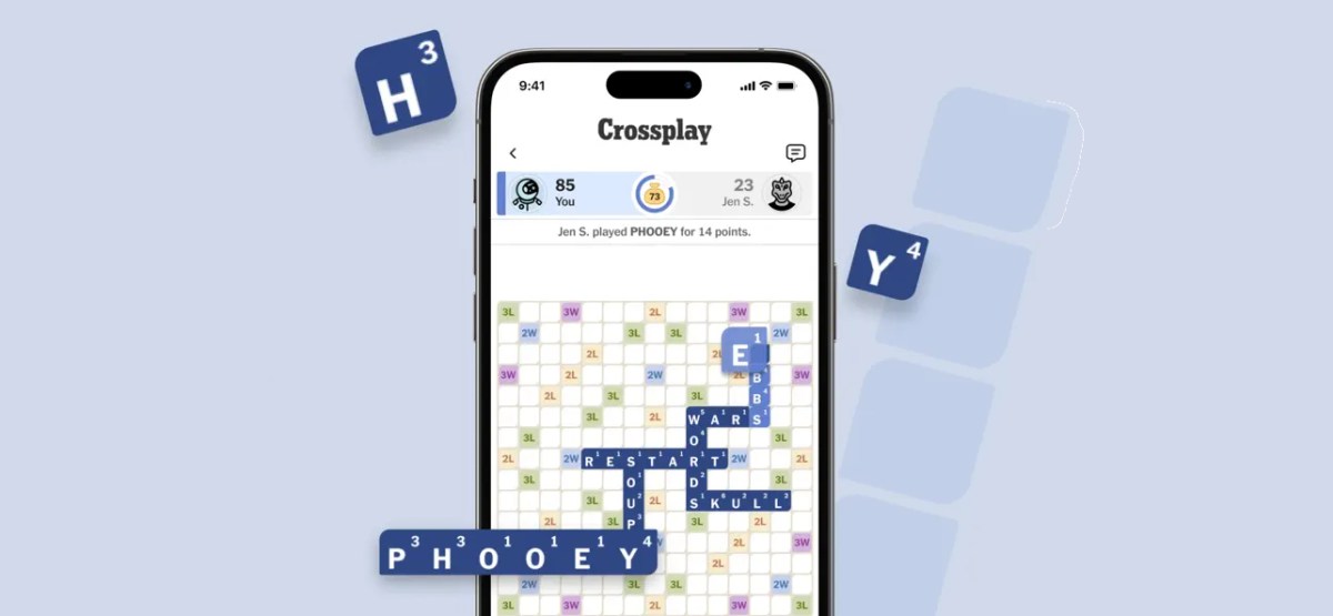 NYT Games Launches Crossplay, an Ad-Free Scrabble Rival