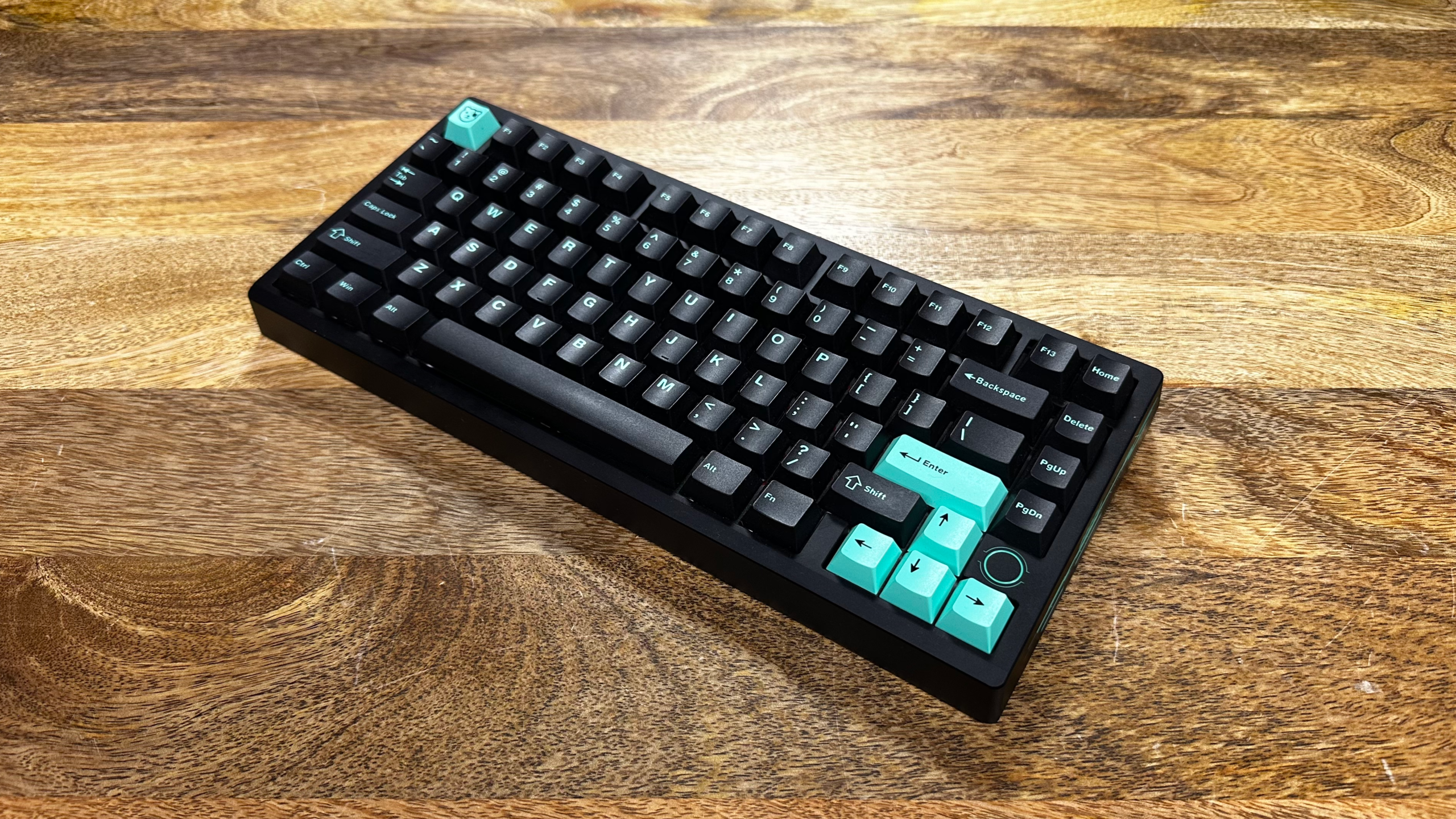 The Meletrix Boog75 keyboard with Hall effect switches.