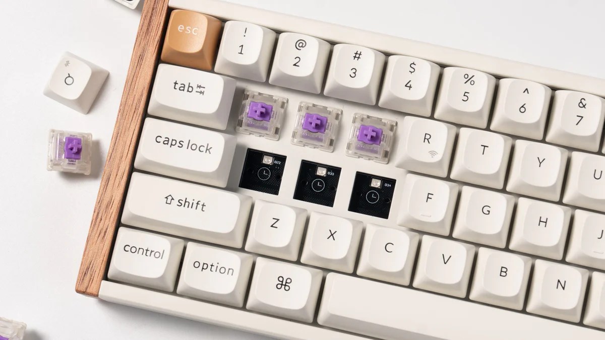 The Keychron K6 HE keyboard on a white background.