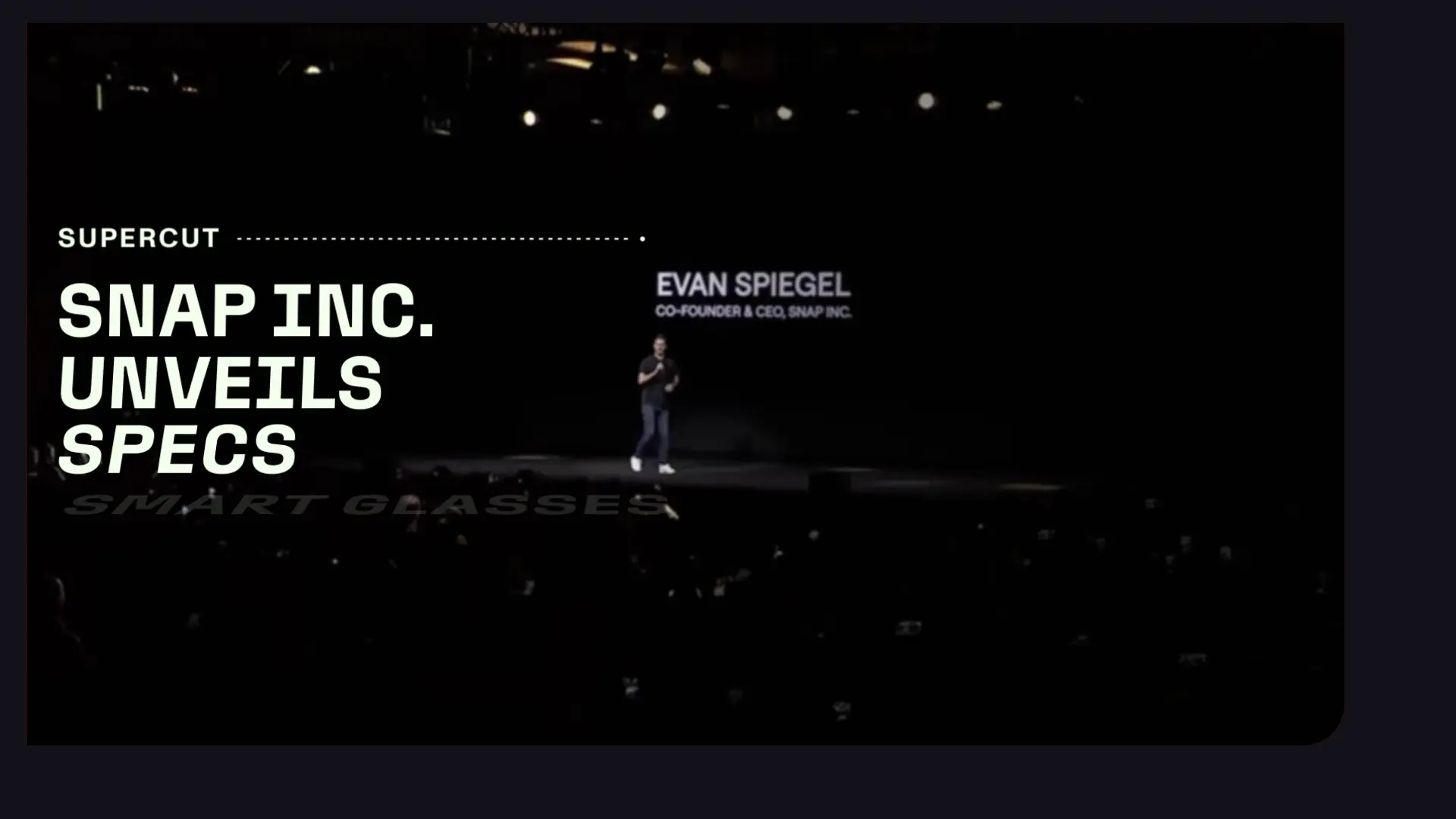 Watch Snap Reveal Specs AR Smart Glasses at AWE 2026