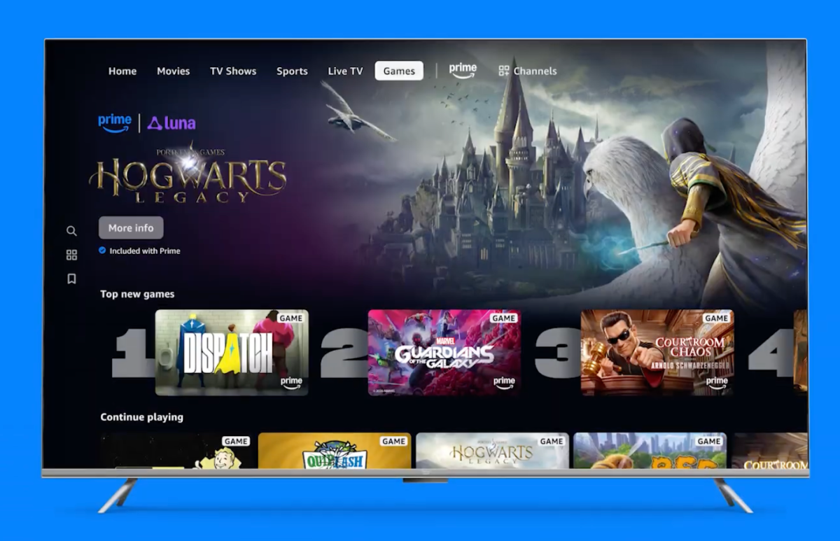Amazon Integrates Luna Cloud Games Into Prime Video
